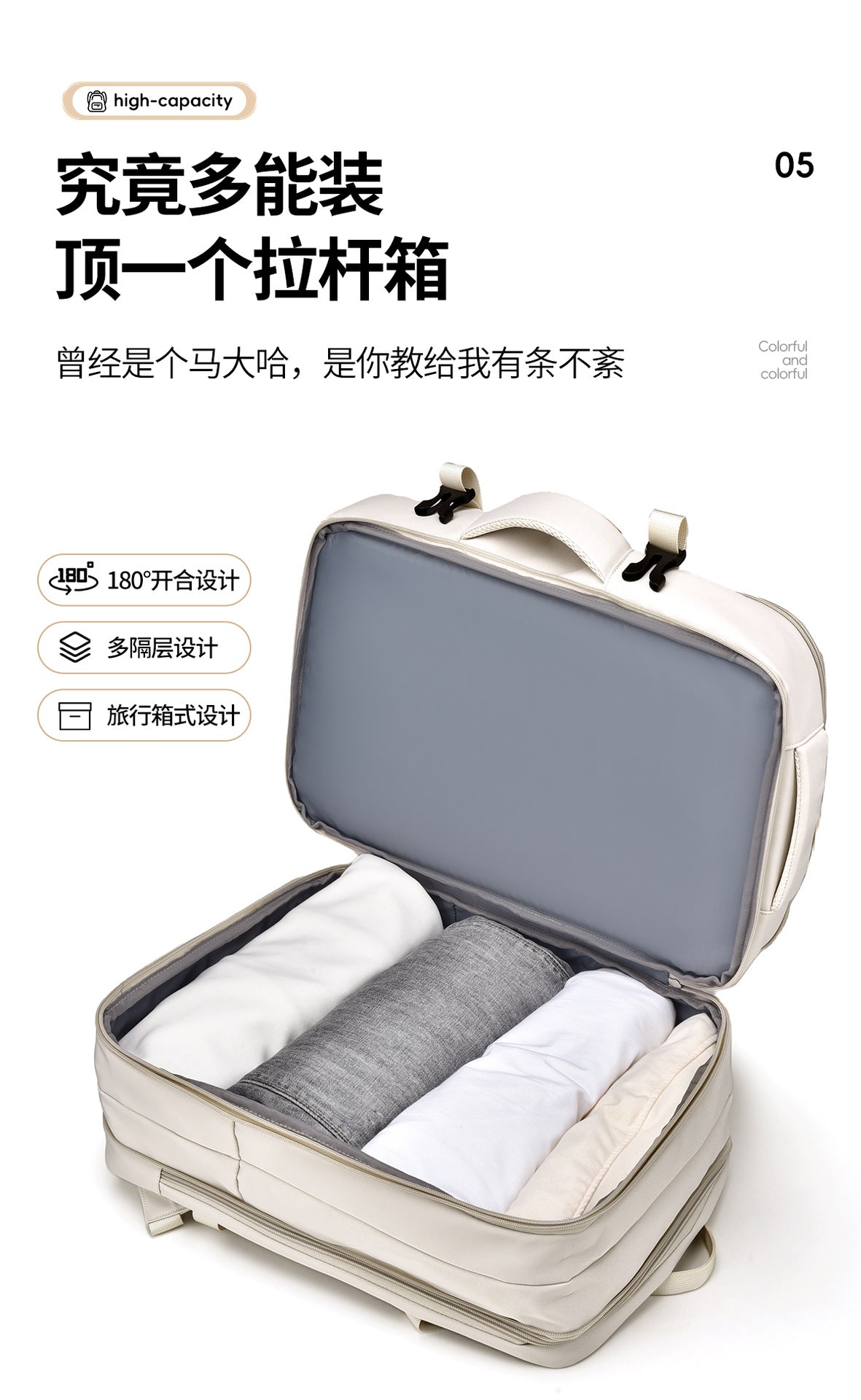 Mochila de Abertura Total Horizontal "Explorer Max"