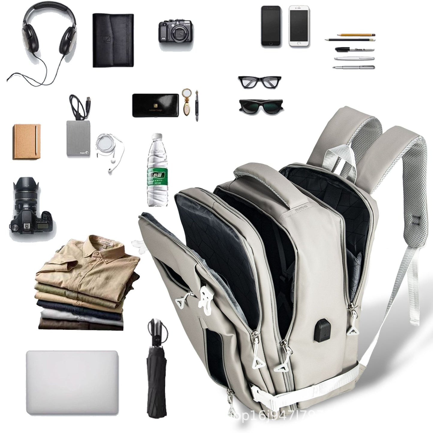 Mochila de Abertura Frontal Total "Traveler Clamshell"