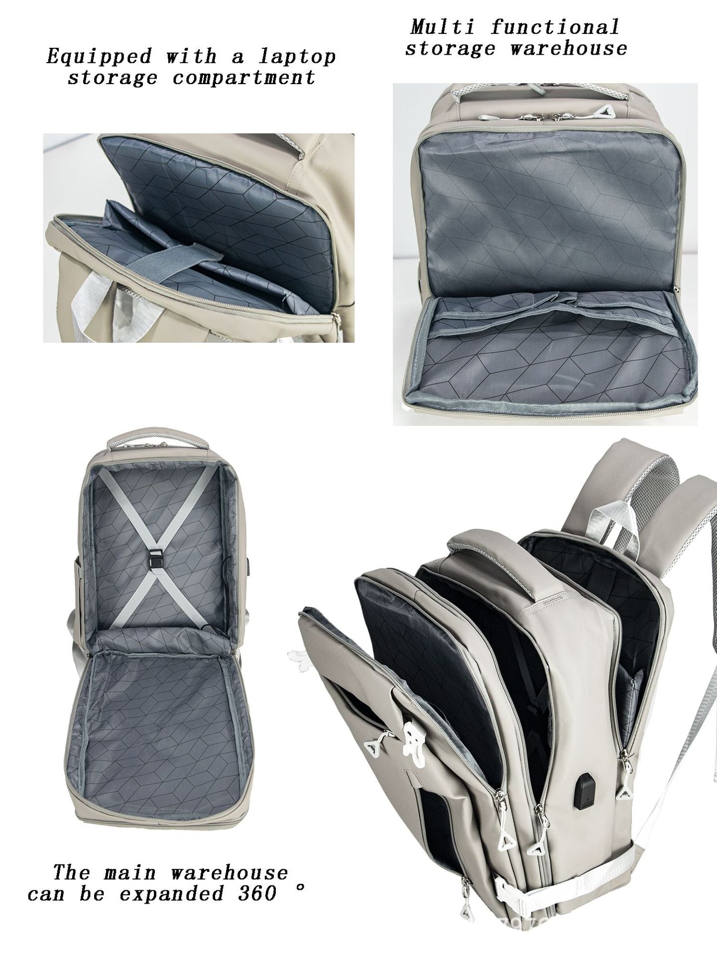 Mochila de Abertura Frontal Total "Traveler Clamshell"