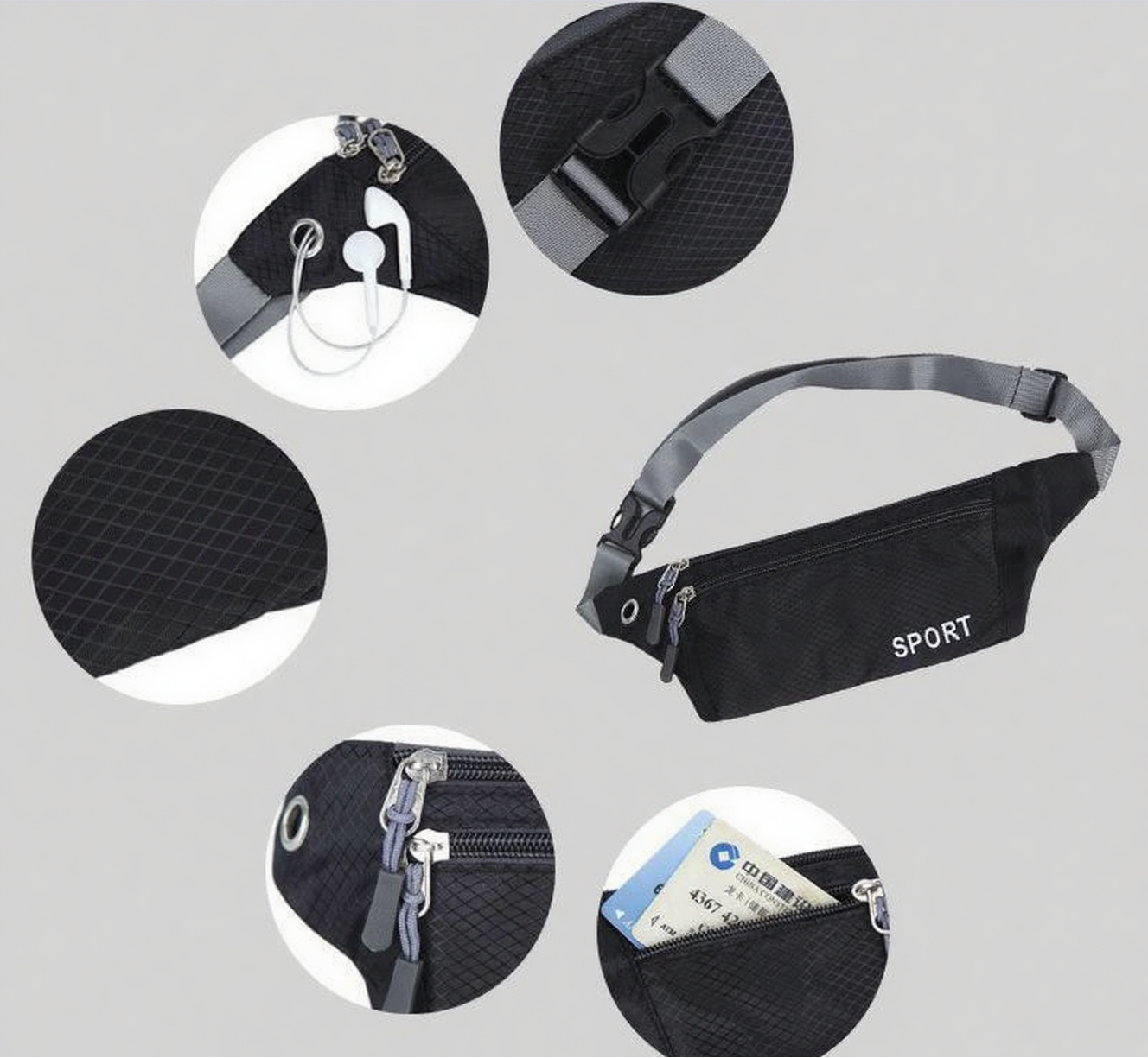 Bolsa de Cintura para Corrida "RunLite"